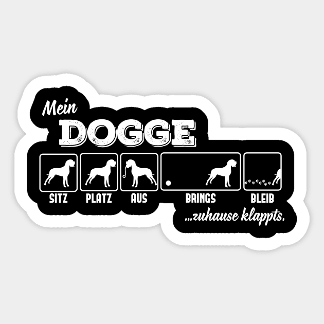 Dogge Sticker by nektarinchen